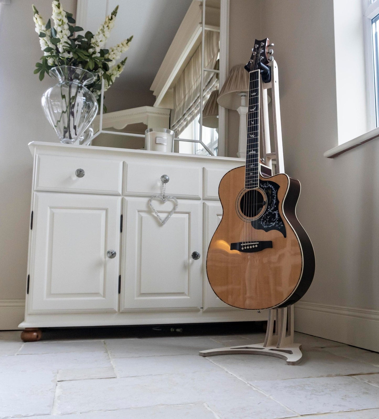 Bespoke Guitar and Instrument Hanging Stand Made In Ireland - Caulfield Composites