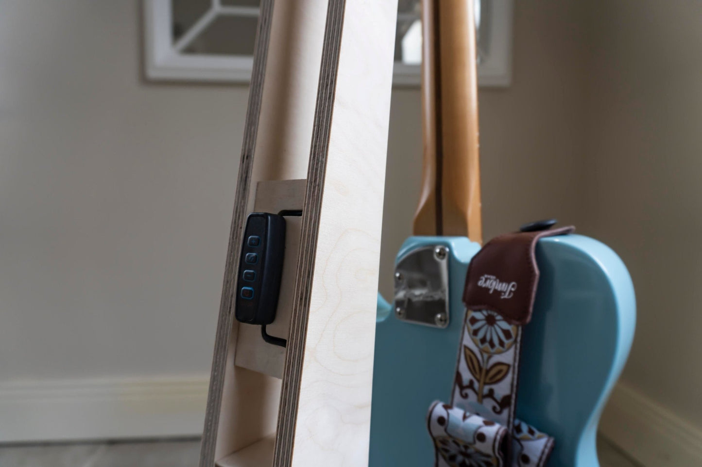 Guitar Stand With Down Light, Hanging Stand Made In Ireland, Light included Illuminated (CUSTOM) - Caulfield Composites