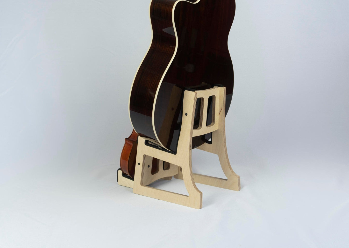 Guitar + Ukulele Stand - Caulfield Composites Standard Natural Birch