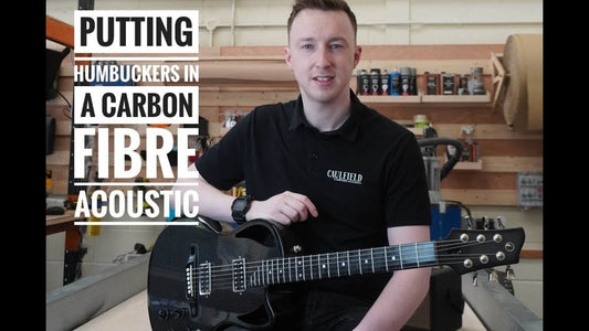 Putting Humbuckers in my Prototype Carbon Fibre Guitar - Caulfield Composites