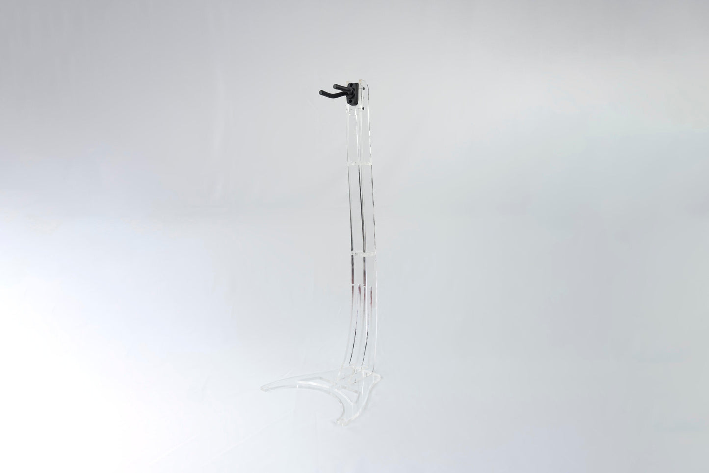 Transparent Guitar Hanging Stand - Bulletproof Polymer Glass, Made to order, Ireland