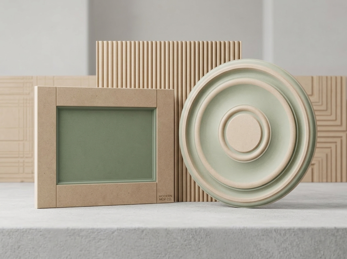 CNC routed shaker door panels — joinery components Strabane